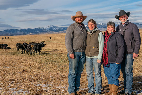 Family of ranchers